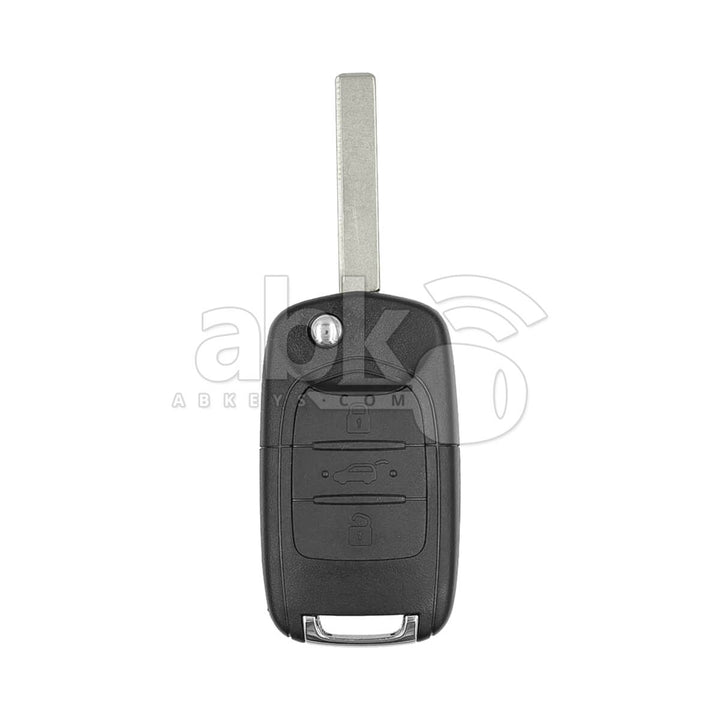 Genuine Chevrolet Captiva 2020-2023 Flip Remote 3Buttons 23611464 433MHz - ABK-5530-KB - ABKEYS.COM