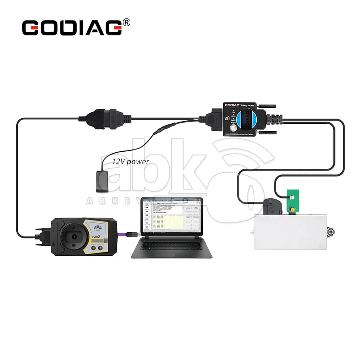 GODIAG CAS2 CAS3 Smart Test Platform Detect CAS & Key Synchronization Solder free Matching CAS Data