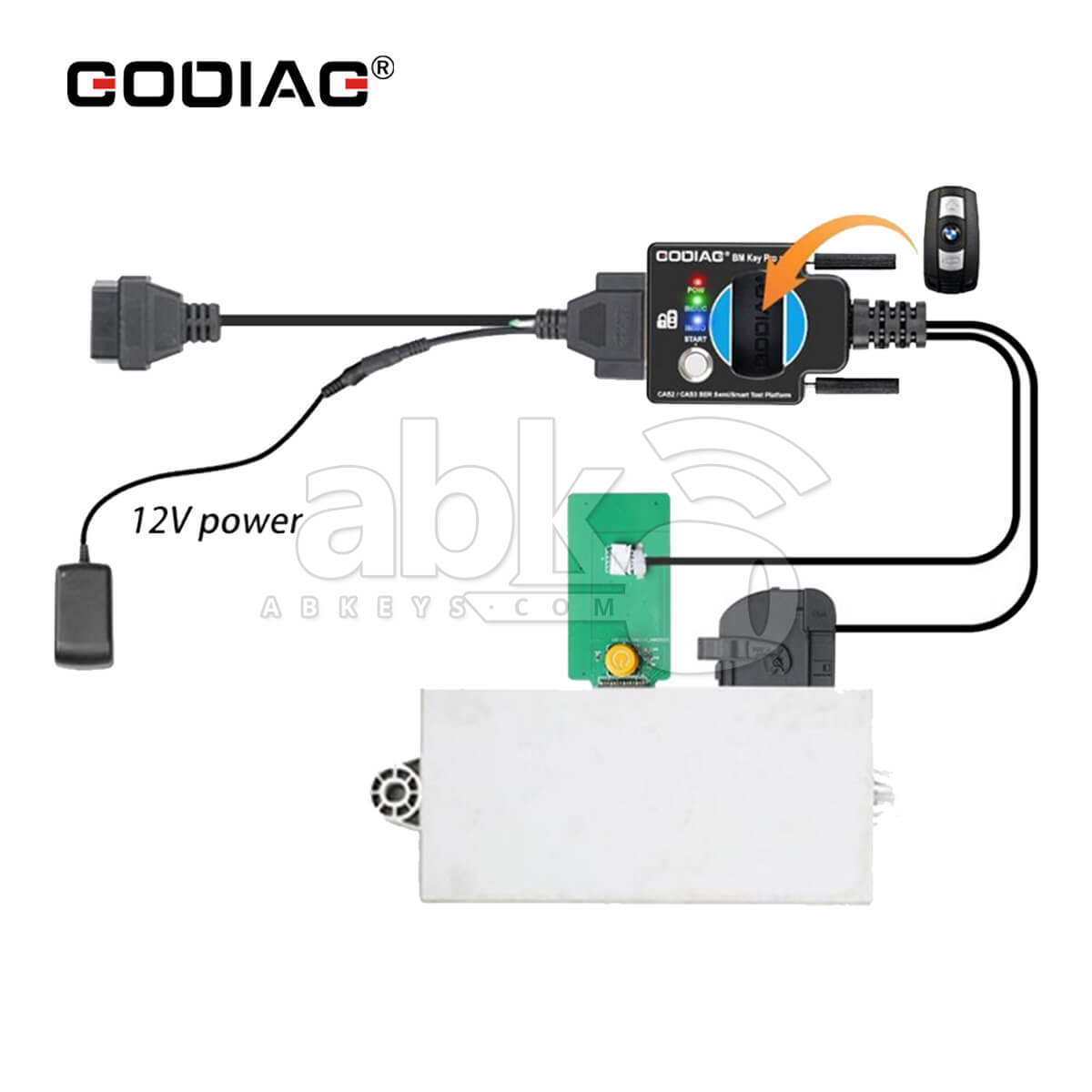 GODIAG CAS2 CAS3 Smart Test Platform Detect CAS & Key Synchronization Solder free Matching CAS Data