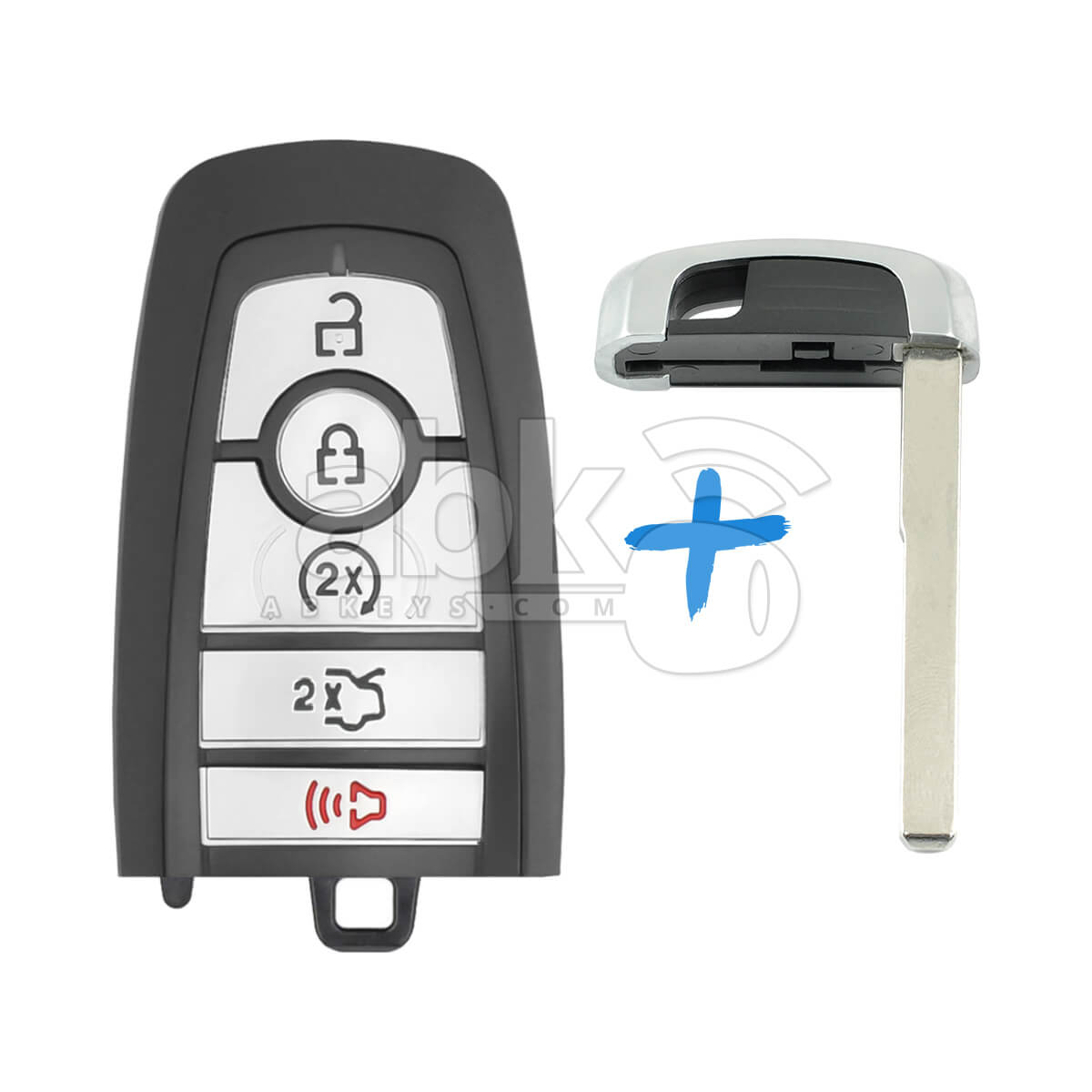 Ford Mustang 2022 2024 Smart Key 5Buttons 5945957 433MHz M3N A3C108397   ABK 5603   ABKEYS