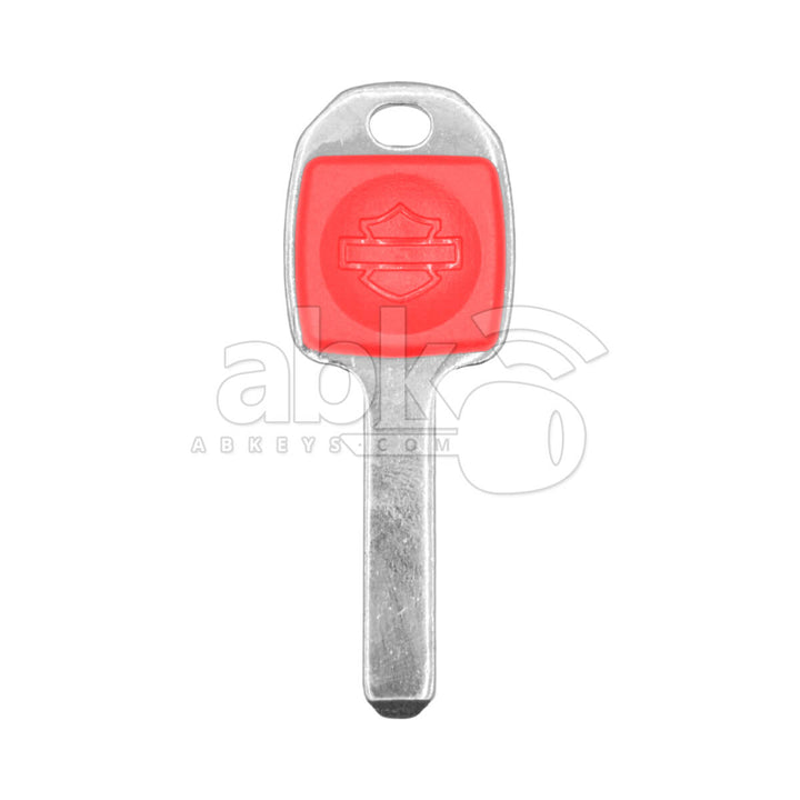 Harley Davidson Motorcycle Key HU181 Red - ABK-5605 - ABKEYS.COM