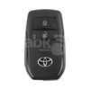 Toyota 2021-2025 Smart Key Cover 2Buttons Works for KeyDiy & Xhorse Boards - ABK-5657 - ABKEYS.COM
