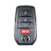 Toyota 2021-2025 Smart Key Cover 4Buttons Works for KeyDiy & Xhorse Boards - ABK-5658 - ABKEYS.COM