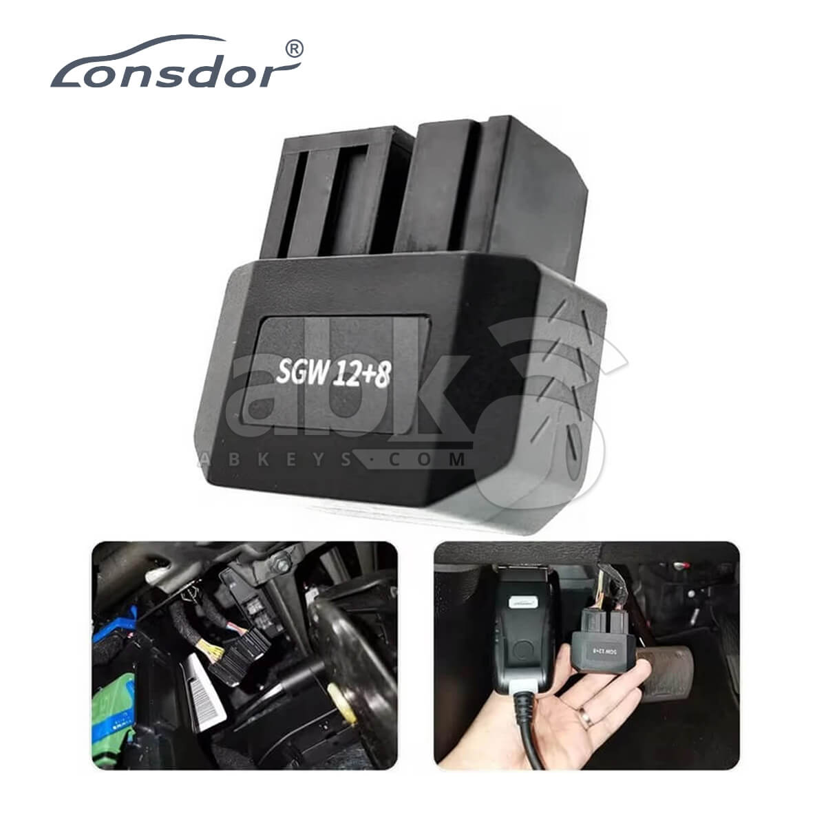 Lonsdor FCA SGW 12 + 8 Special Adapter Bypass Chrysler Dodge Jeep 2018 + Security Gateway