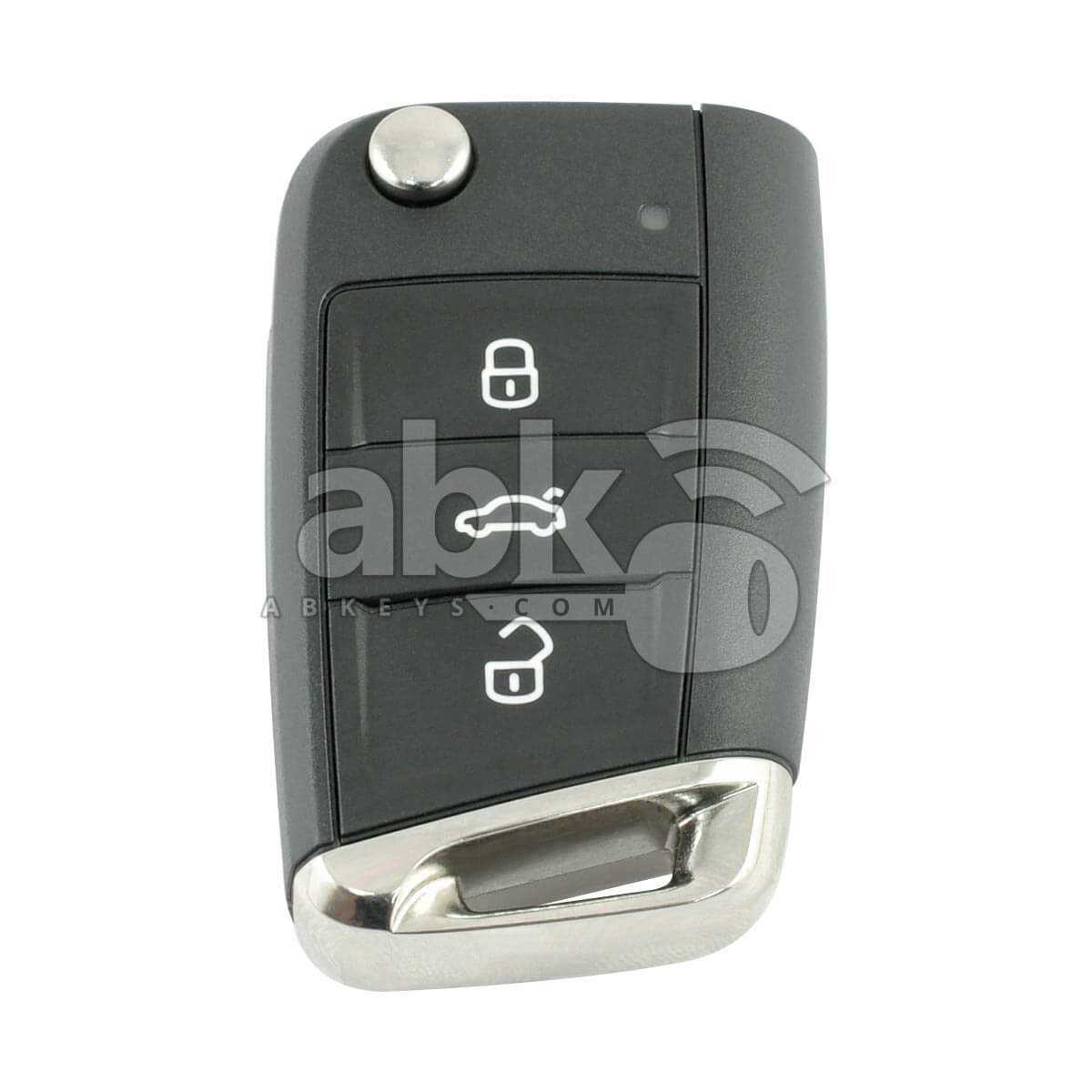 Volkswagen Golf7 2015 + Flip Remote 3Buttons 5G0 959 753 433MHz HU162   ABK 5686   ABKEYS