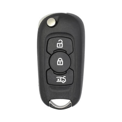 Opel 2015-2024 Housse Télécommande Pliable, 3Boutons, HU100