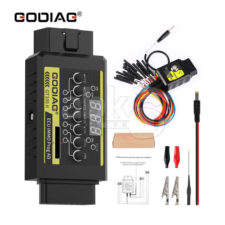 GODIAG GT107 DSG Gearbox Data Read/Write Adapter with GT105 II IMMO Prog For DQ250 DQ200 VL381