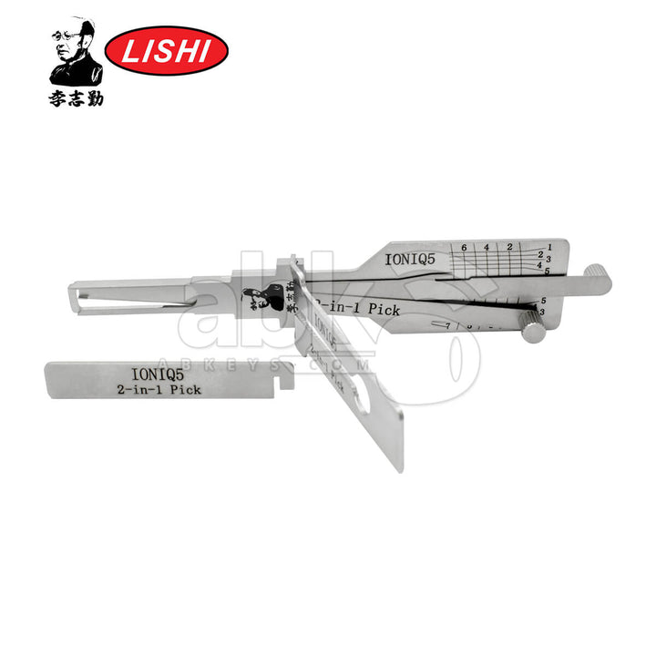 Original Lishi Ioniq5 with CutOut 2-in-1 Pick & Decoder HU134 for Hyundai - Kia Lishi Tool Anti