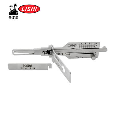 Original Lishi Ioniq5 with CutOut 2-in-1 Pick & Decoder HU134 for Hyundai - Kia Lishi Tool Anti