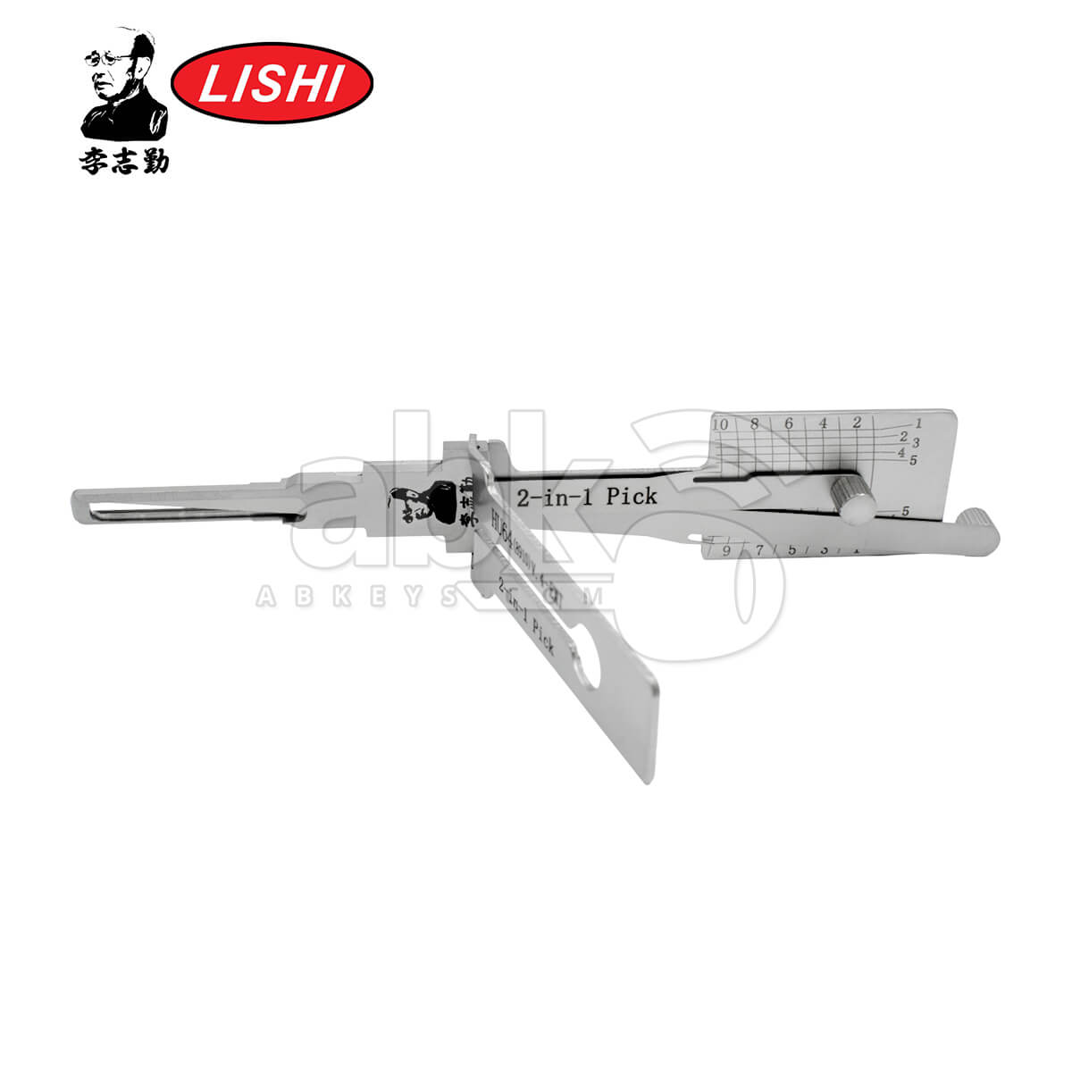 Original Lishi HU64 + 8910 V4 With CutOut 3 in 1 Pick & Decoder for Mercedes 2022 + Lishi Tool