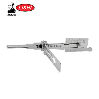 Original Lishi HU64 + 8910 V4 With CutOut 3-in-1 Pick & Decoder for Mercedes 2022 + Lishi Tool