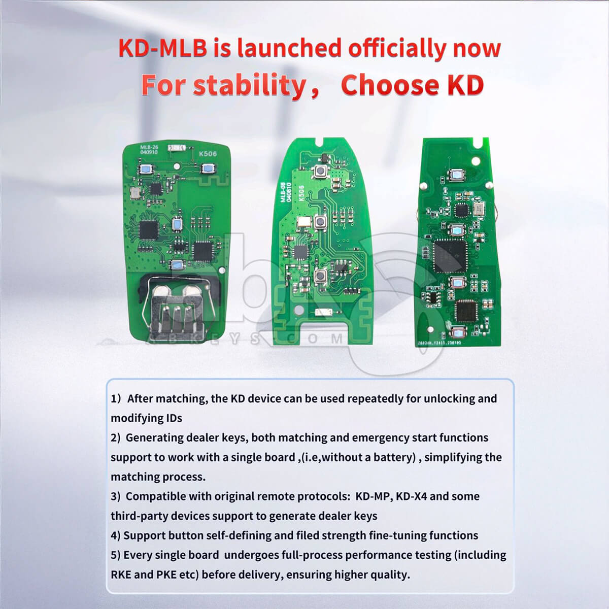 KeyDIY KD MP Tool Add Keys MLB systems For Audi Porsche Lamborghini Bentley and VW MLB Systems