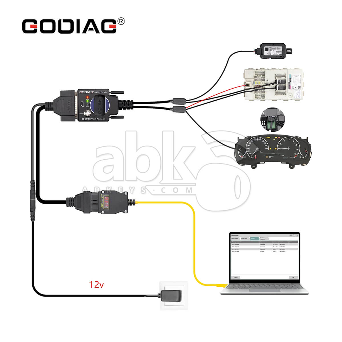 BCP Programming Test Platform for Bmw BDC2 Diagnostics Programming Key