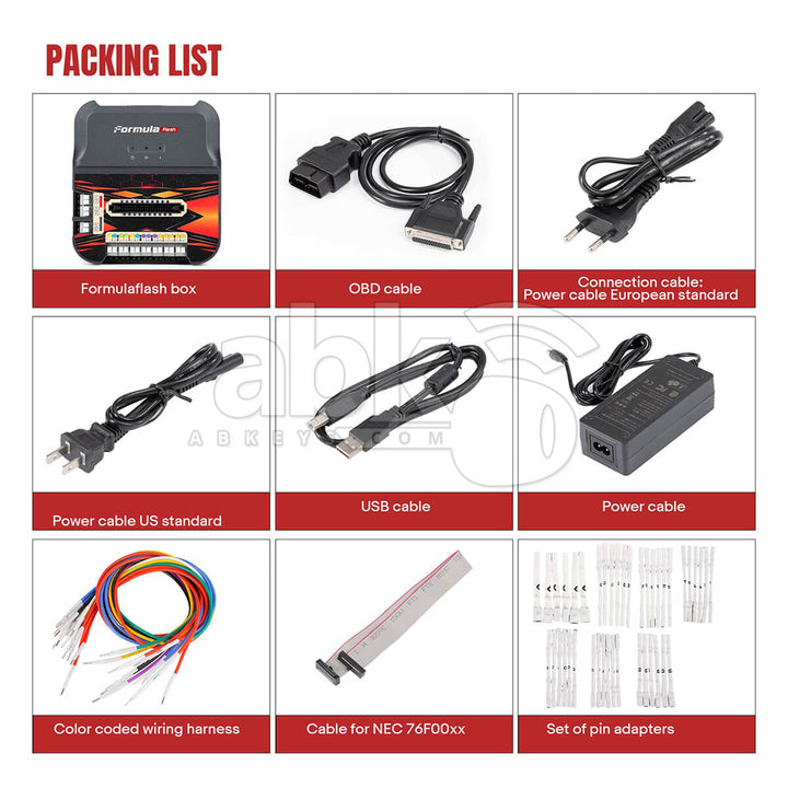 FormulaFlash ECU TCU Programming and Chip Tuning Tool - OBD Bench Boot ECU Clone Read Write IMMO