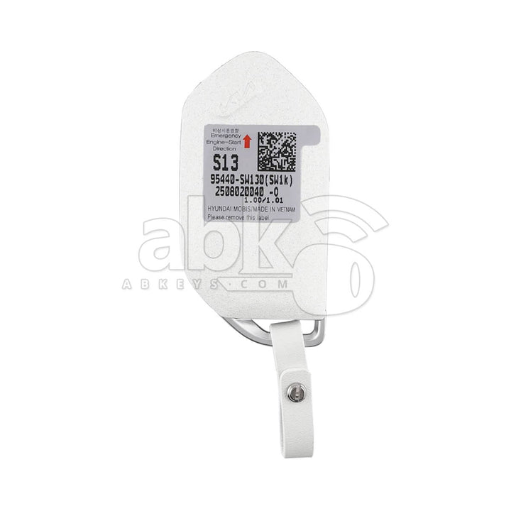 Genuine Kia PV5 2026+ Smart Key, 4Buttons 95440-SW130 433MHz, TQ8-FOB-4F61M44 White