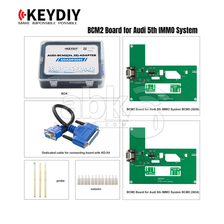KeyDiy Audi BCM2 Solder Free Adapter for Audi 5th IMMO System BCM2 used for KD-X4 (3634 3635) KDADP2505 KDADP2505