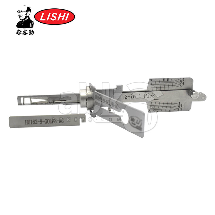 Original Lishi HU162-9-GOLF8-AG 9Cut 2-in-1 Pick & Decoder for VW 2022+ With Concealed Door Handle Lishi Tool