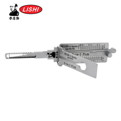 Original Lishi HU198-4 Depths 2-in-1 Pick & Decoder for Ford 2021+ Lishi Tool Anti Glare