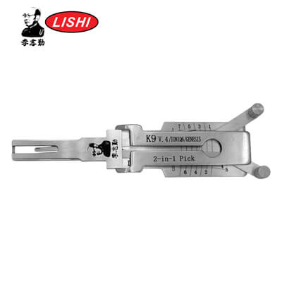 Original Lishi K9-V4 with CutOut 2-in-1 Pick & Decoder For Kia & Hyundai 2022+ Lishi Tool