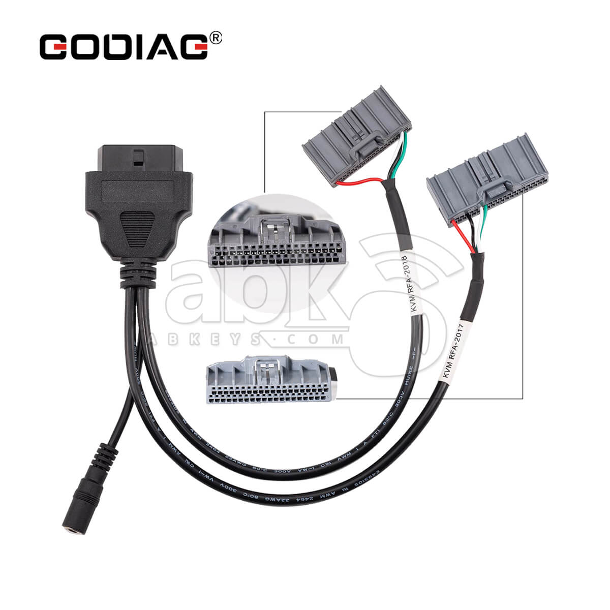 Câble de Test de Programmation GODIAG Jaguar Land Rover 2015 2025 JLR KVM RFA
