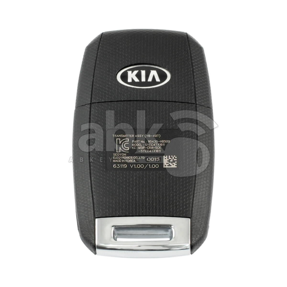 Genuine Kia Stonic 2017-2020 Flip Remote 4Buttons 95430-H8500 433MHz NYOSYEC4TX1611 - ABK-625