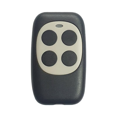 Universal Rolling Code & Fixed Code Remote With 4Buttons 433MHz Grey - ABK-634-GRAY - ABKEYS.COM