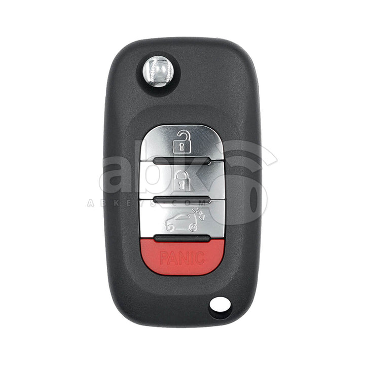 Smart ForTwo ForFour 2015-2018 Flip Remote 4Buttons 433MHz CWTWB1G767 VA2 - ABK-640 - ABKEYS.COM
