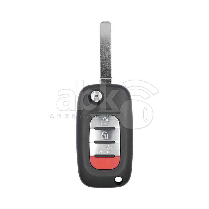 Smart ForTwo ForFour 2015-2018 Flip Remote 4Buttons 433MHz CWTWB1G767 VA2 - ABK-640 - ABKEYS.COM