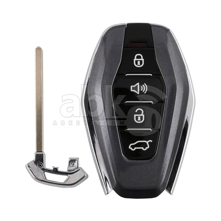 Genuine Jetour X70 X90 X95 Smart Key 4Buttons 433MHz ID47 - ABKEYS.COM