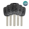 Peugeot Chip Less Key VA2 25Pcs Bundle - ABK - 649 - OFF25 - ABKEYS.COM