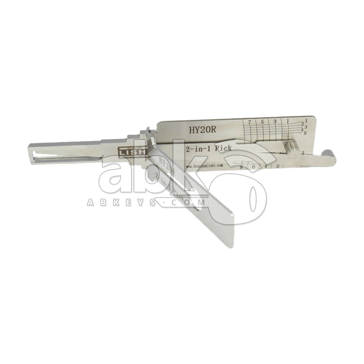 Genuine Lishi Hyundai & Kia Kit of 6 Pick / Decoder Tools - ABK - 666 - GLISHI - HYN - PK ABKEYS.COM