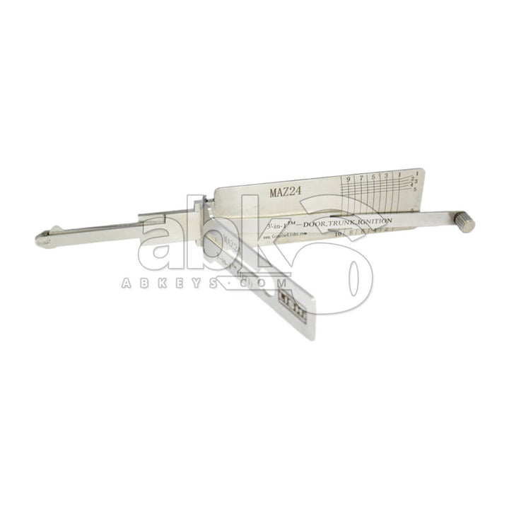Genuine Lishi Japanies Cars Kit of 5 Pick / Decoder Tools - ABK - 666 - GLISHI - JAPAN - PK