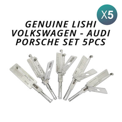 Набор Genuine Lishi VAG Group из 5 Инструментов Отмычки и Декодера