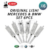 Original Lishi Mercedes & Bmw Kit of 6 Pick / Decoder Tools With Free Shipping