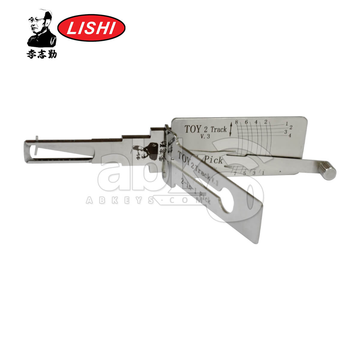 Original Lishi Toyota Kit of 6 Pick / Decoder Tools |ABKEYS