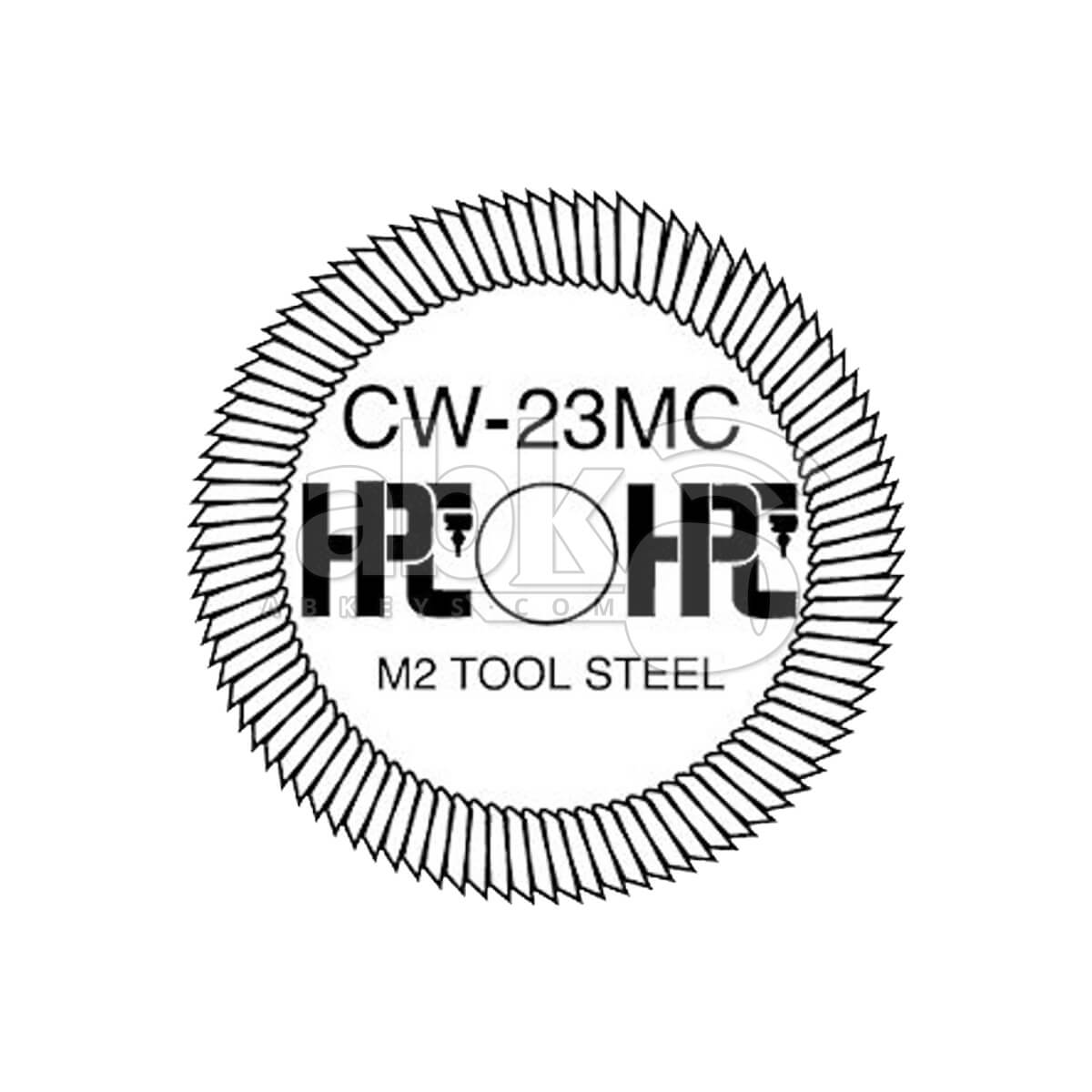 HPC CW 23MC Cutter for HPC Speedex 9160MC & 9180MC CW 23MC   ABK 67   ABKEYS