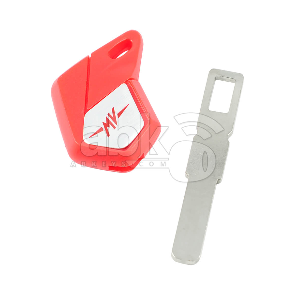 MV Agusta Motorcycle Chip Less Key ZD30 Red - ABK-714 - ABKEYS.COM