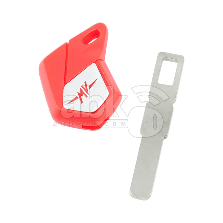 MV Agusta Motorcycle Chip Less Key ZD30 Red - ABK-714 - ABKEYS.COM