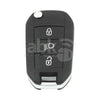 Peugeot 2017-2023 Flip Remote Cover 3Buttons With Fog Lights HU83 - ABK-751 - ABKEYS.COM