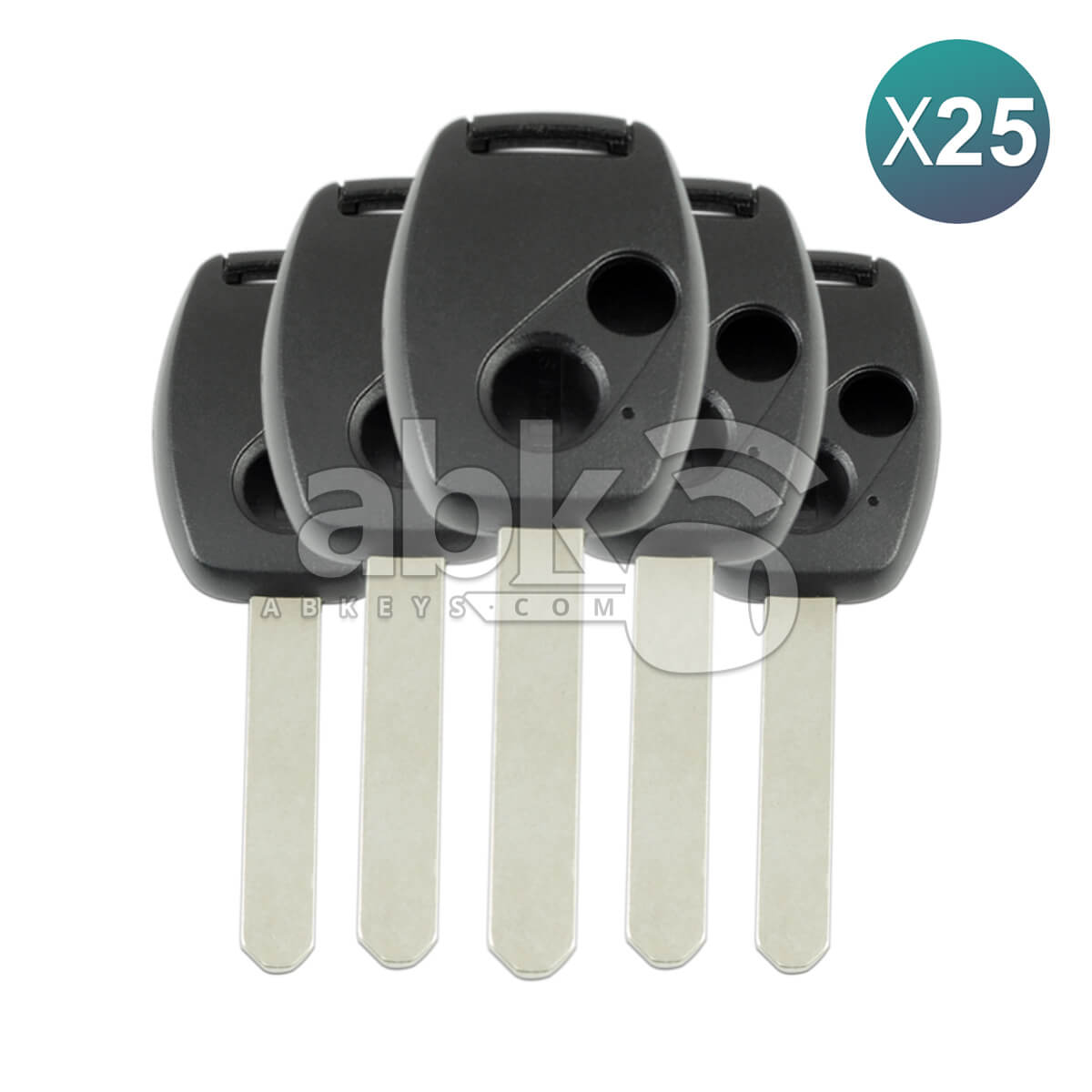 Honda 2003+ Key Head Remote Cover 2Buttons HON66 25Pcs Bundle - ABK-78-OFF25 - ABKEYS.COM