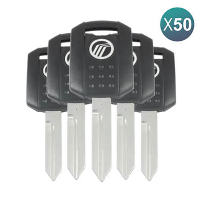 Mercury Chip Less Key FO38 50Pcs Bundle - ABK - 789 - OFF50 - ABKEYS.COM