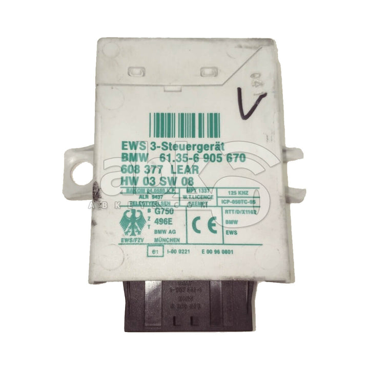 Genuine BMW EWS3 Unit 61.35-6 905 670 - ABK-80-BMW-EWS3-01 - ABKEYS.COM