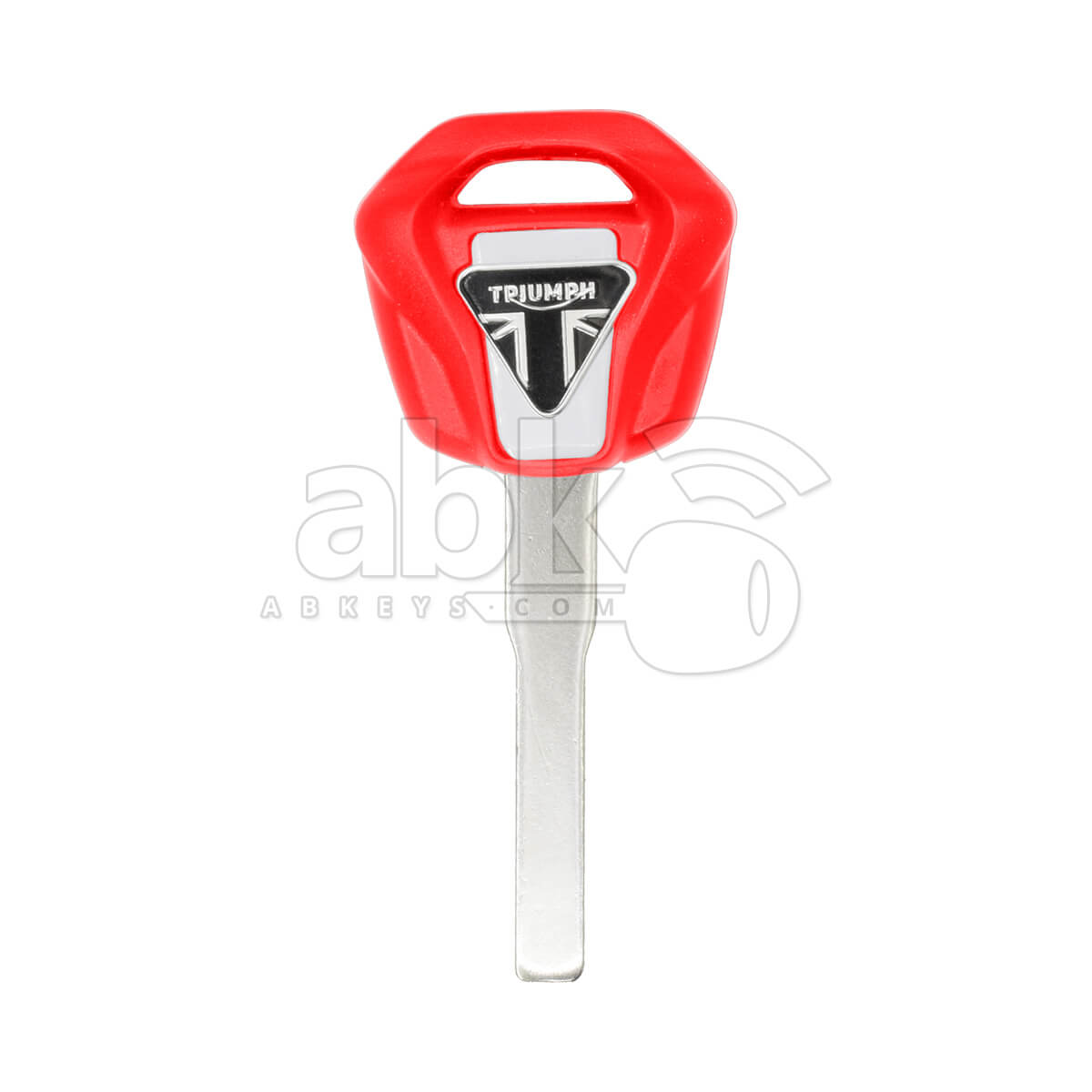 Triumph Motorcycle Chip Less Key KTM1P Red - ABK-815 - ABKEYS.COM