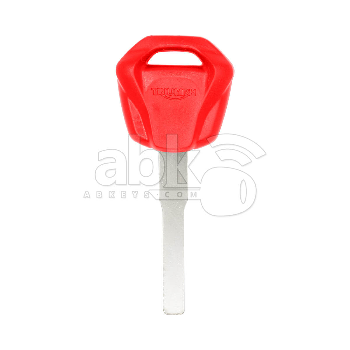 Triumph Motorcycle Chip Less Key KTM1P Red - ABK-815 - ABKEYS.COM