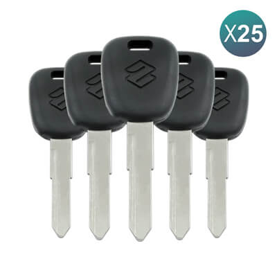 Suzuki Clé Sans Puce, HU133 25 pièces Lot