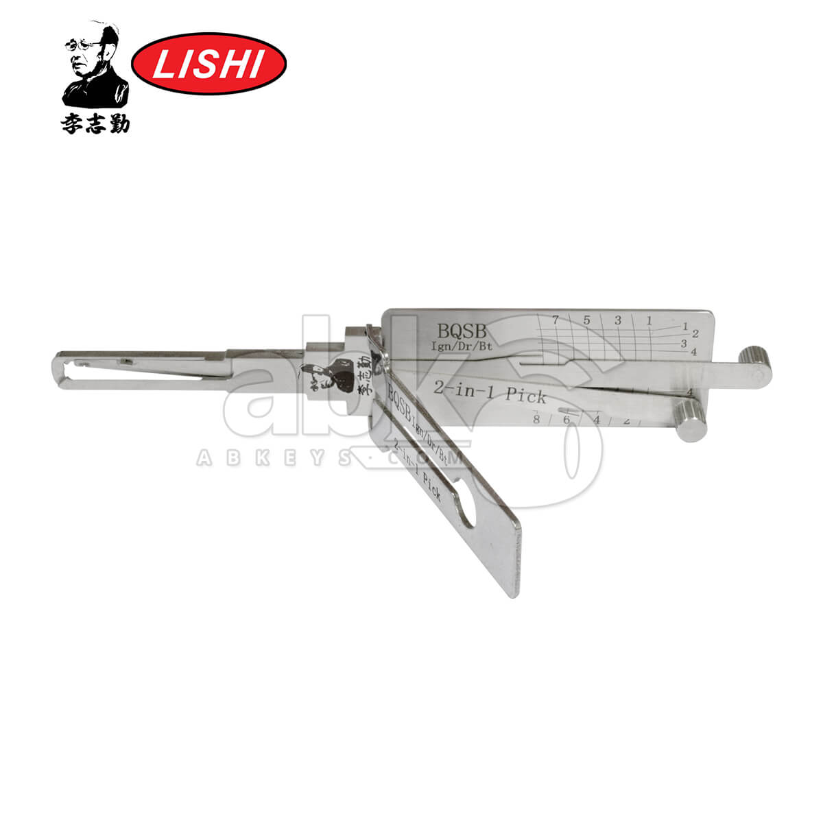 Original Lishi BQSB 3-in-1 Pick & Decoder for Baic & Saab Lishi Tool - ABK-875 - ABKEYS.COM