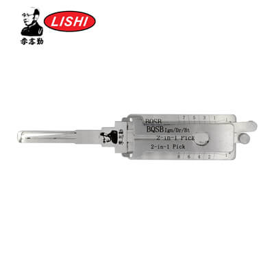 Оригинал Lishi BQSB 3-в-1 Отмычка и Декодер для Baic и Saab Инструмент Lishi