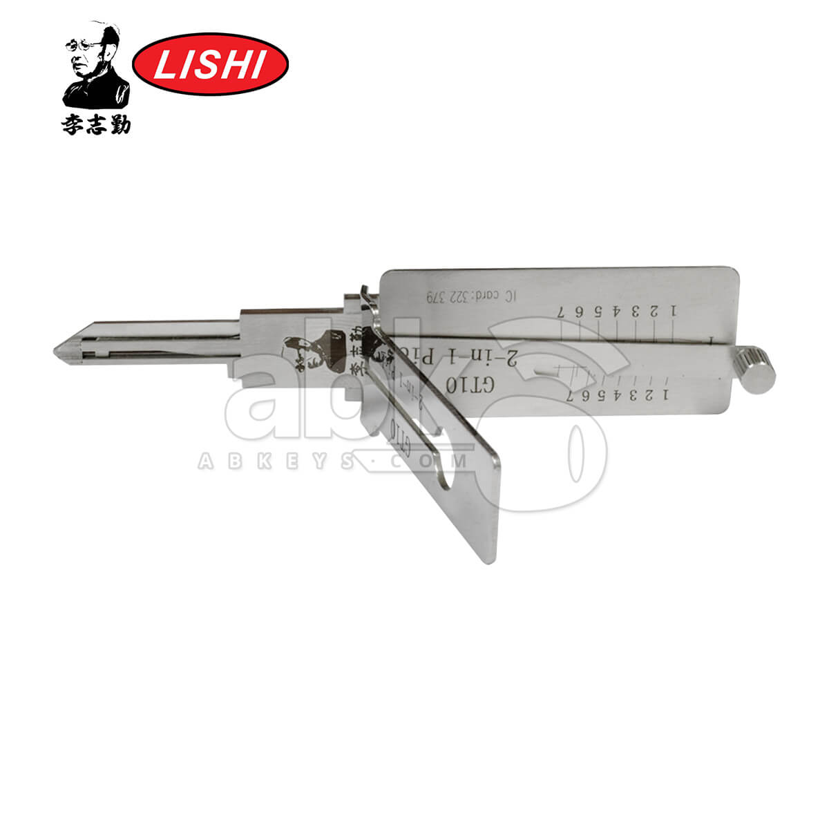 Original Lishi GT10 2-in-1 Pick & Decoder for Iveco Truck Lishi Tool - ABK-936 - ABKEYS.COM