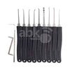 Klom Lock Picking Tools Set - Locksmith Pick Kit 9Pcs - ABK-938 - ABKEYS.COM