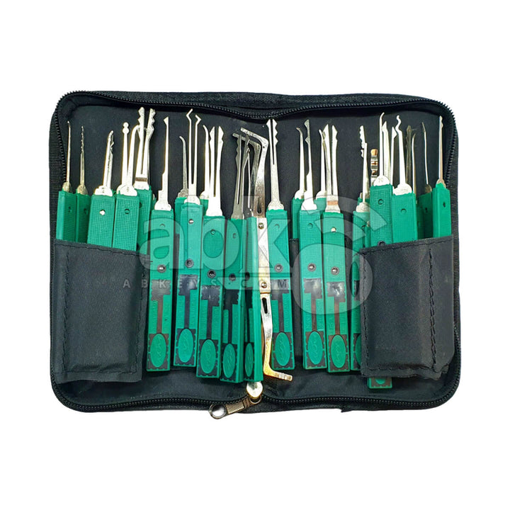 Klom Lock Picking Tools Set - Locksmith Pick Kit 32Pcs With Case - ABK-939 - ABKEYS.COM